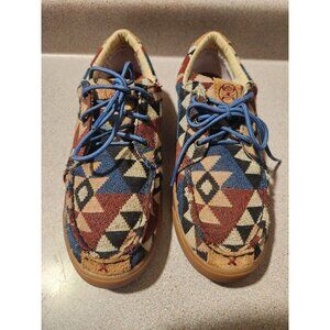 Twisted X Hooey Loper Aztec Men's Shoes Size 5 M Mocs Canvas Casual